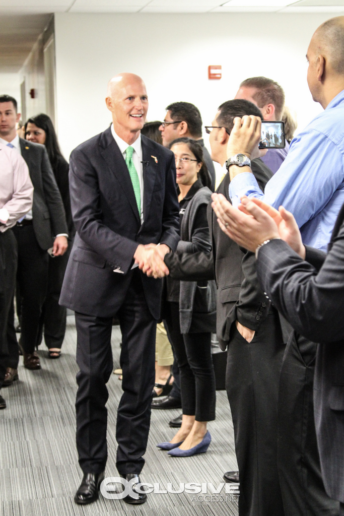 Governor Rick Scott Makes Announcement about Jobs Photos by Thad