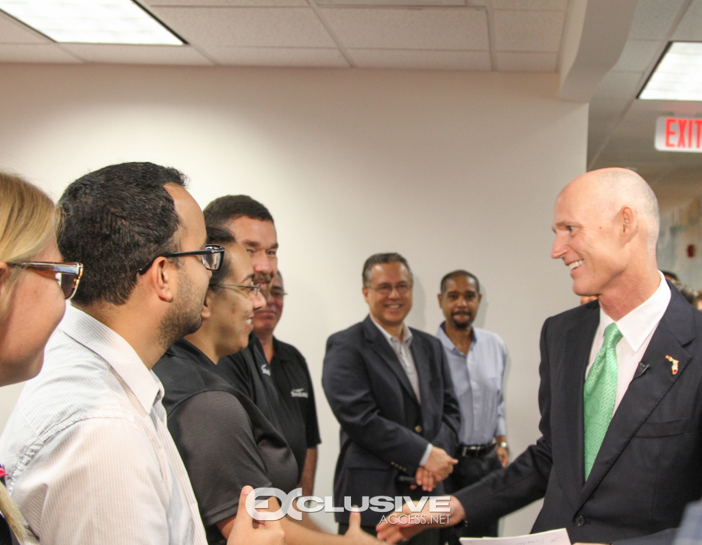 Governor Rick Scott Makes Announcement about Jobs Photos by Thad