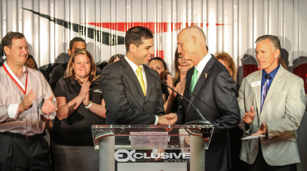 Governor Rick Scott Makes Announcement about Jobs Photos by Thad