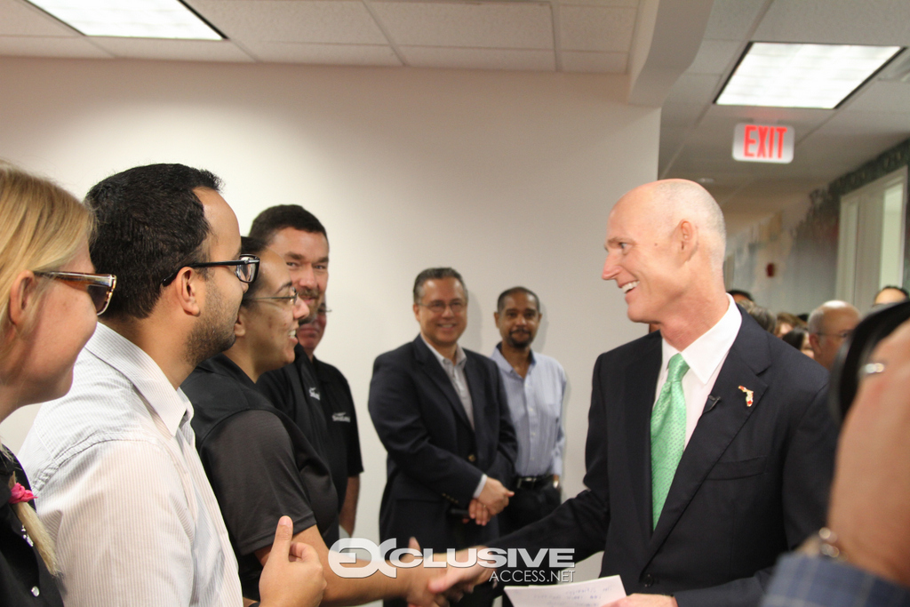 Governor Rick Scott Makes Announcement about Jobs Photos by Thad