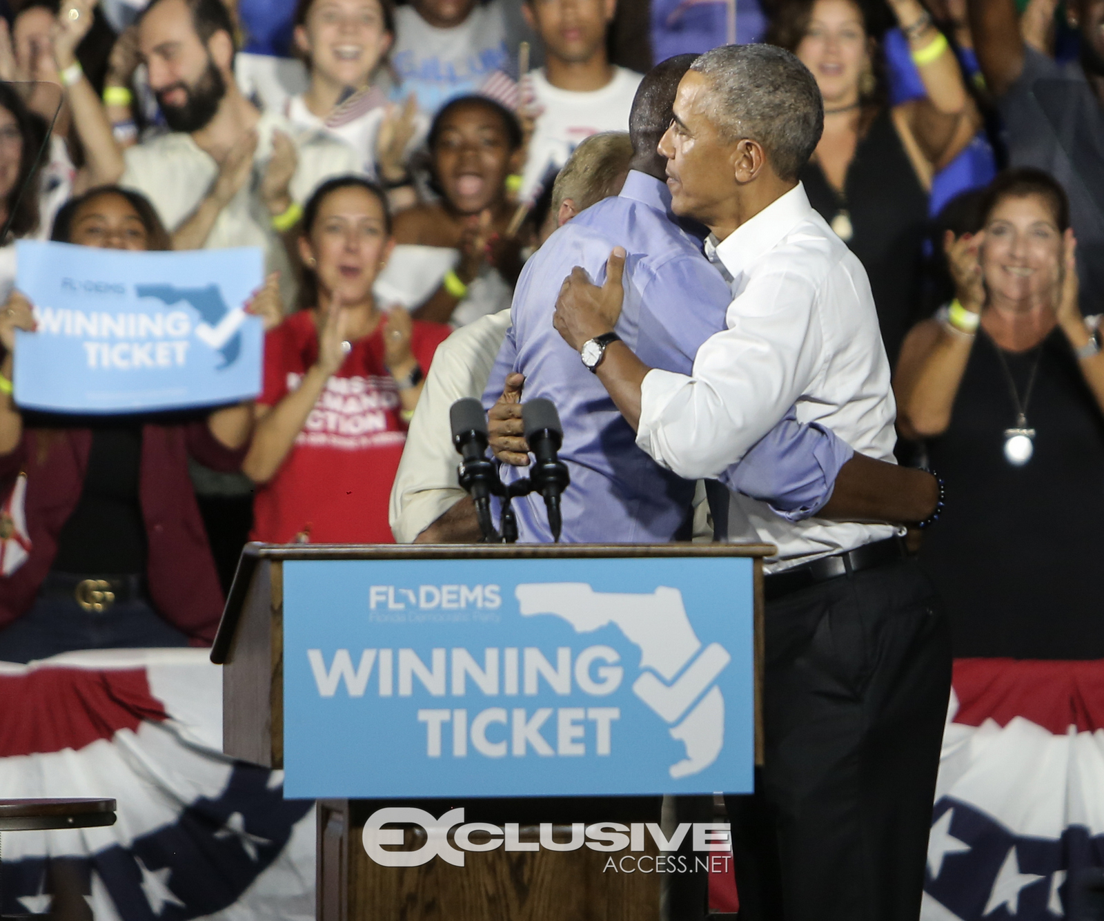 The Winning Ticket Rally hosted by President Barack Obama photos by Thaddaeus McAdams - ExclusiveAccess