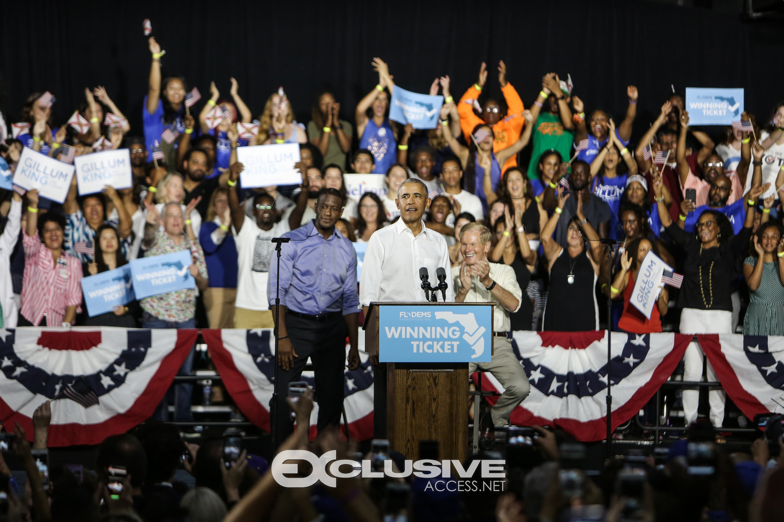 The Winning Ticket Rally hosted by President Barack Obama photos by Thaddaeus McAdams - ExclusiveAccess