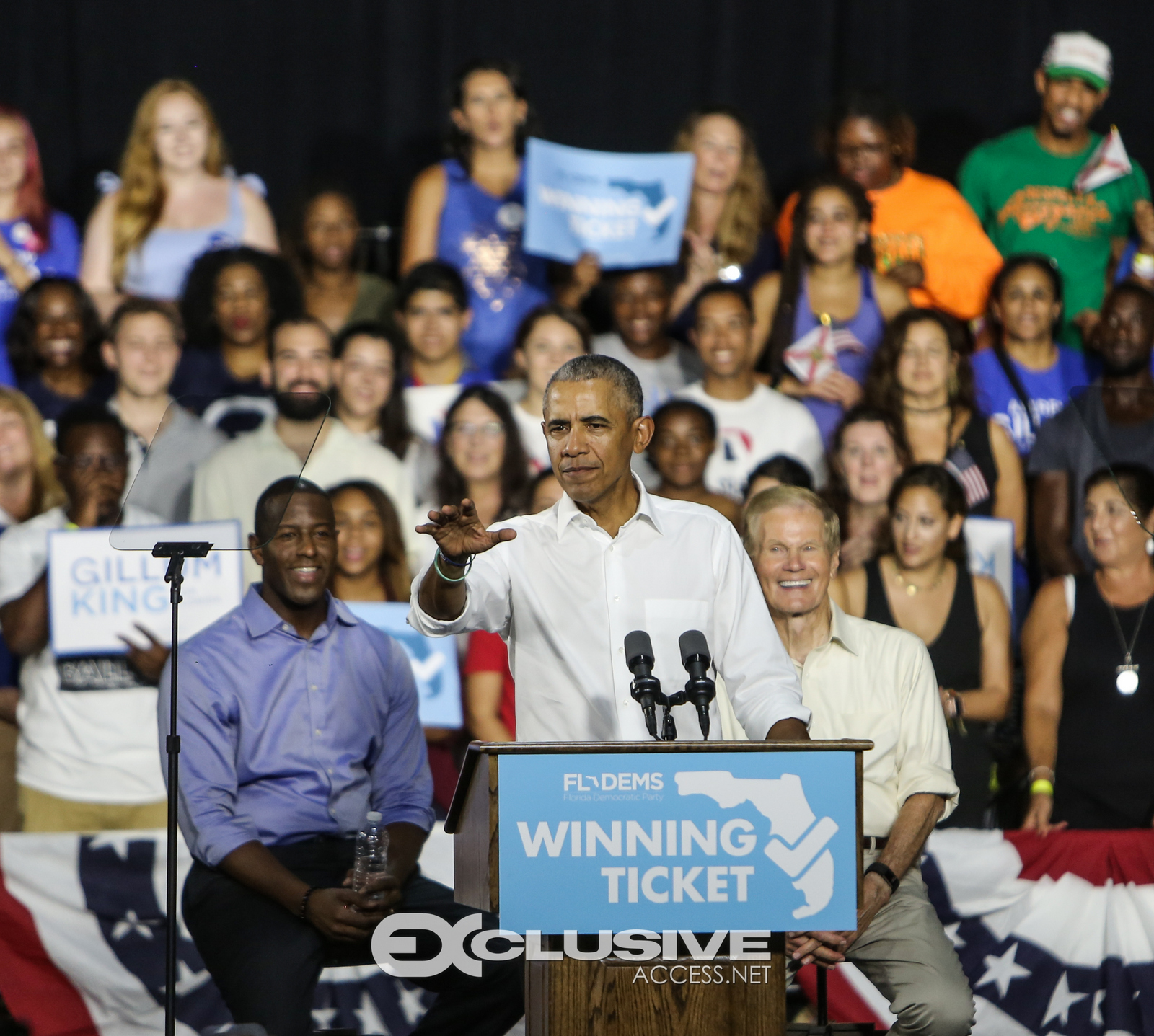 The Winning Ticket Rally hosted by President Barack Obama photos by Thaddaeus McAdams - ExclusiveAccess