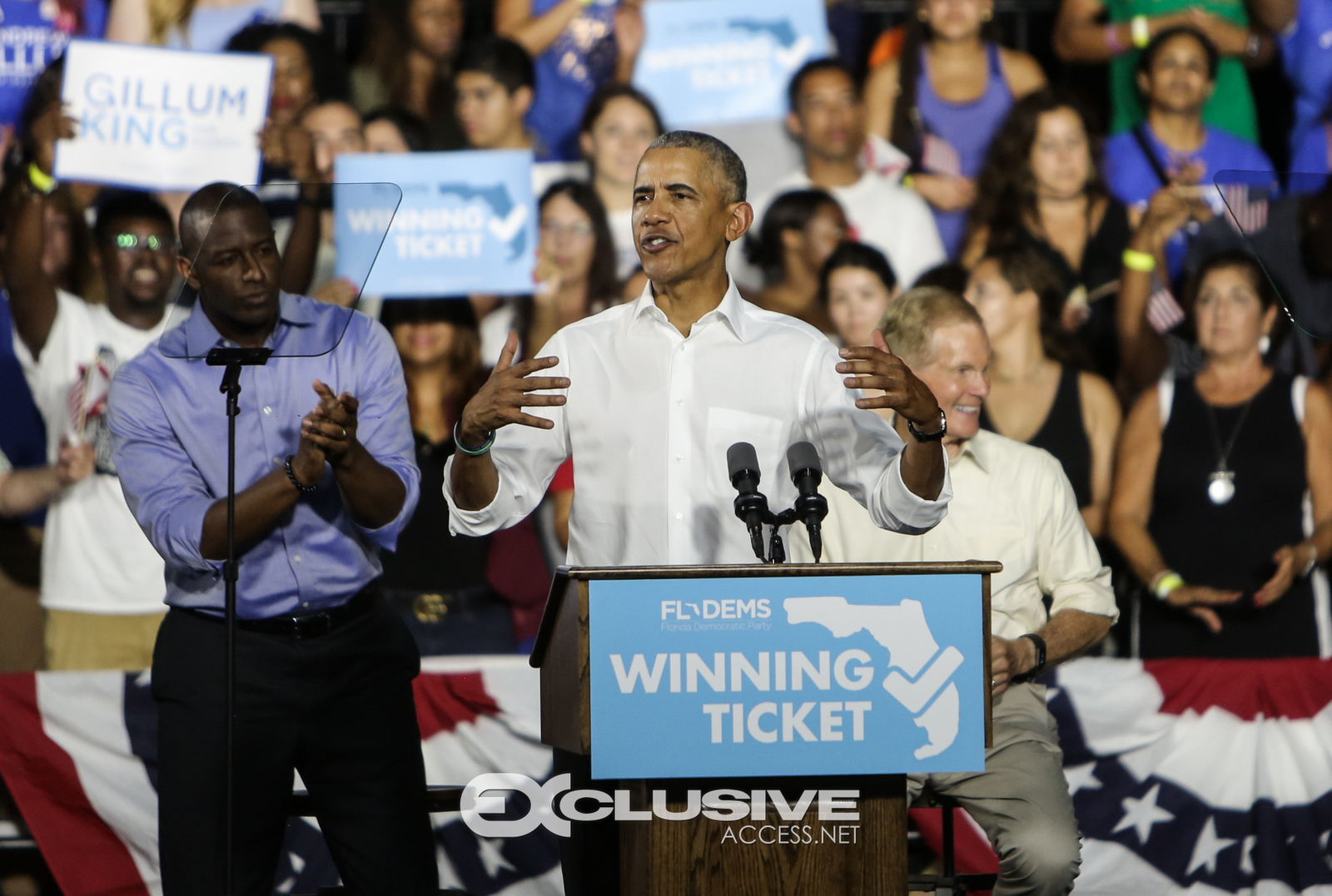 The Winning Ticket Rally hosted by President Barack Obama photos by Thaddaeus McAdams - ExclusiveAccess