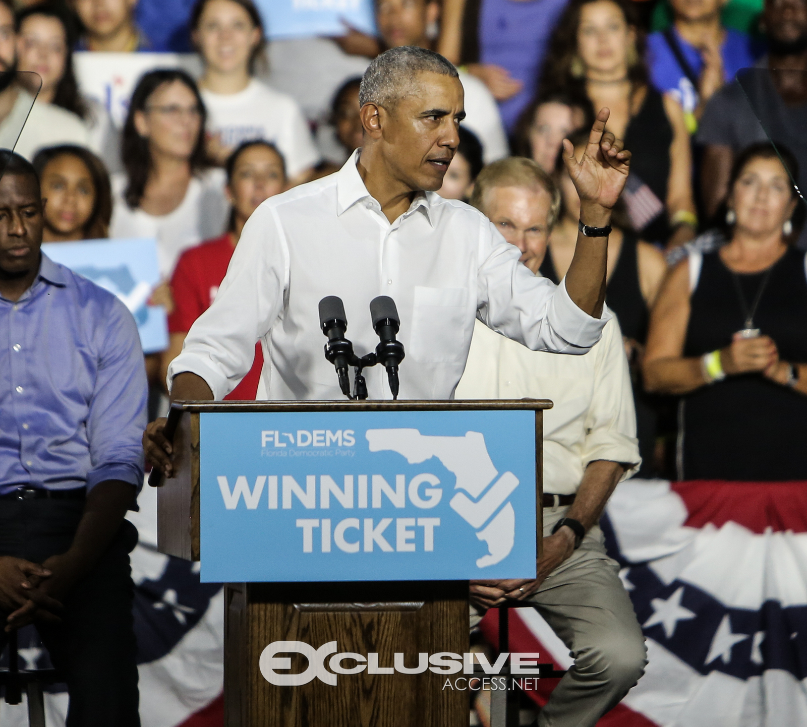 The Winning Ticket Rally hosted by President Barack Obama photos by Thaddaeus McAdams - ExclusiveAccess