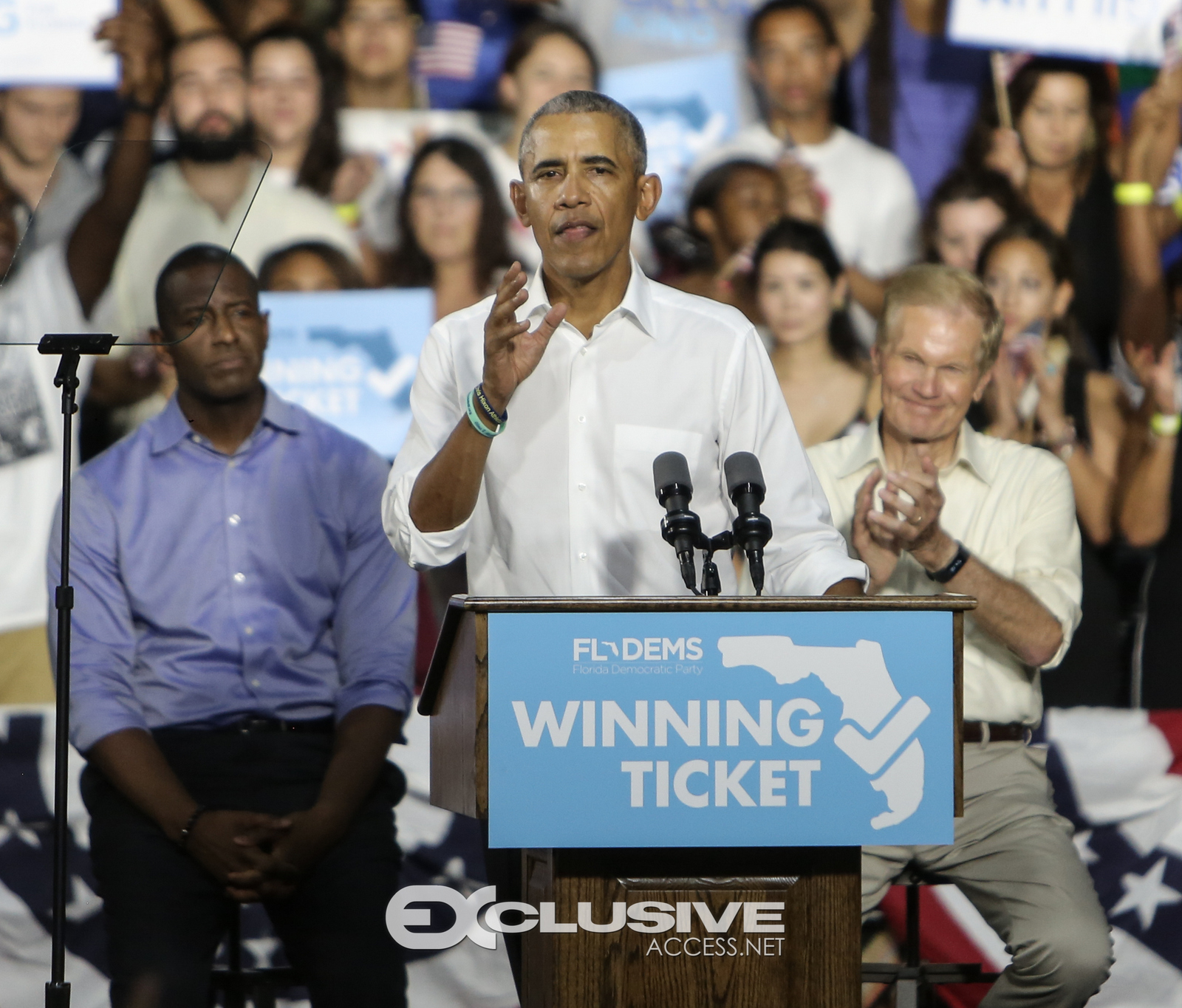 The Winning Ticket Rally hosted by President Barack Obama photos by Thaddaeus McAdams - ExclusiveAccess