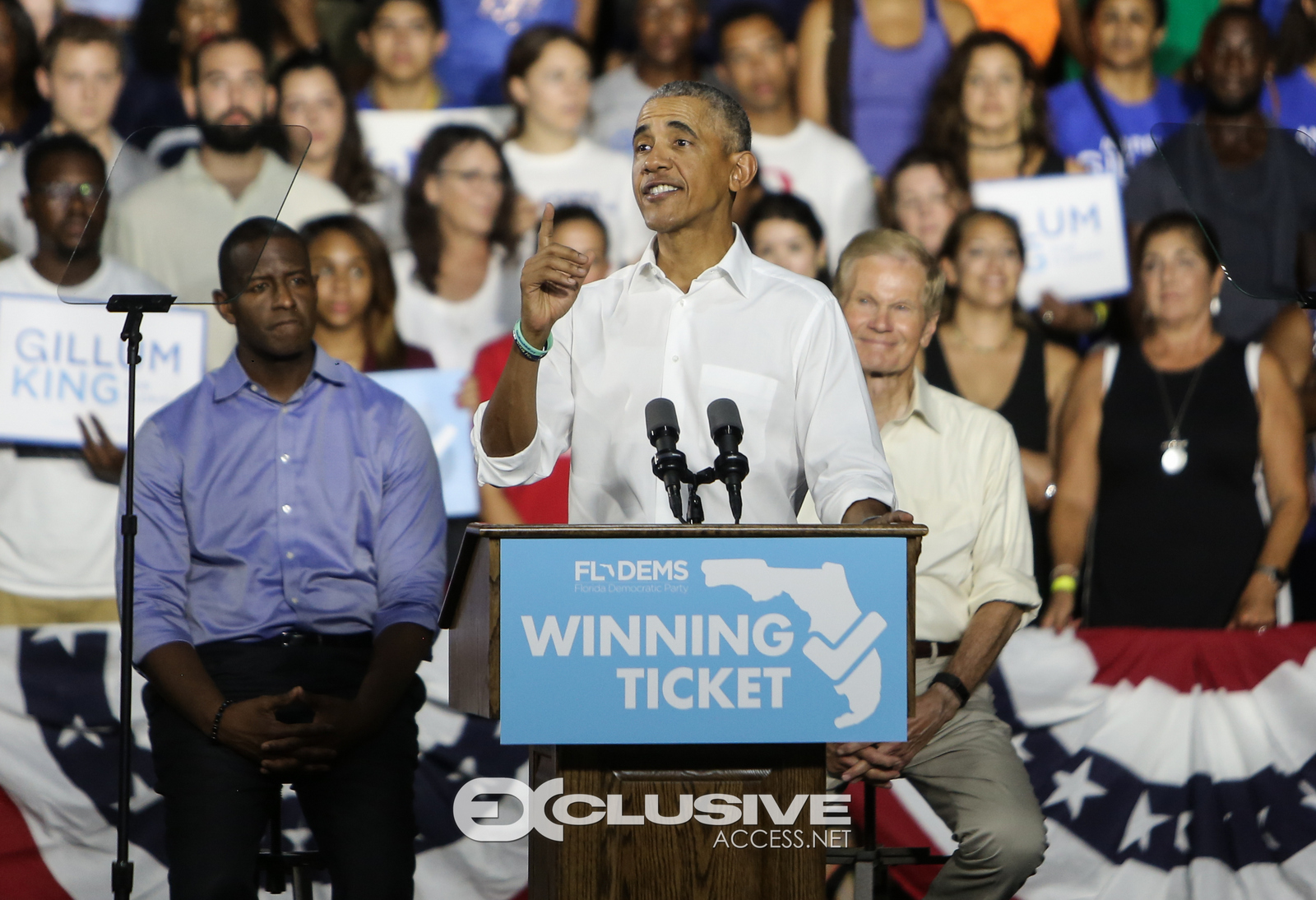 The Winning Ticket Rally hosted by President Barack Obama photos by Thaddaeus McAdams - ExclusiveAccess