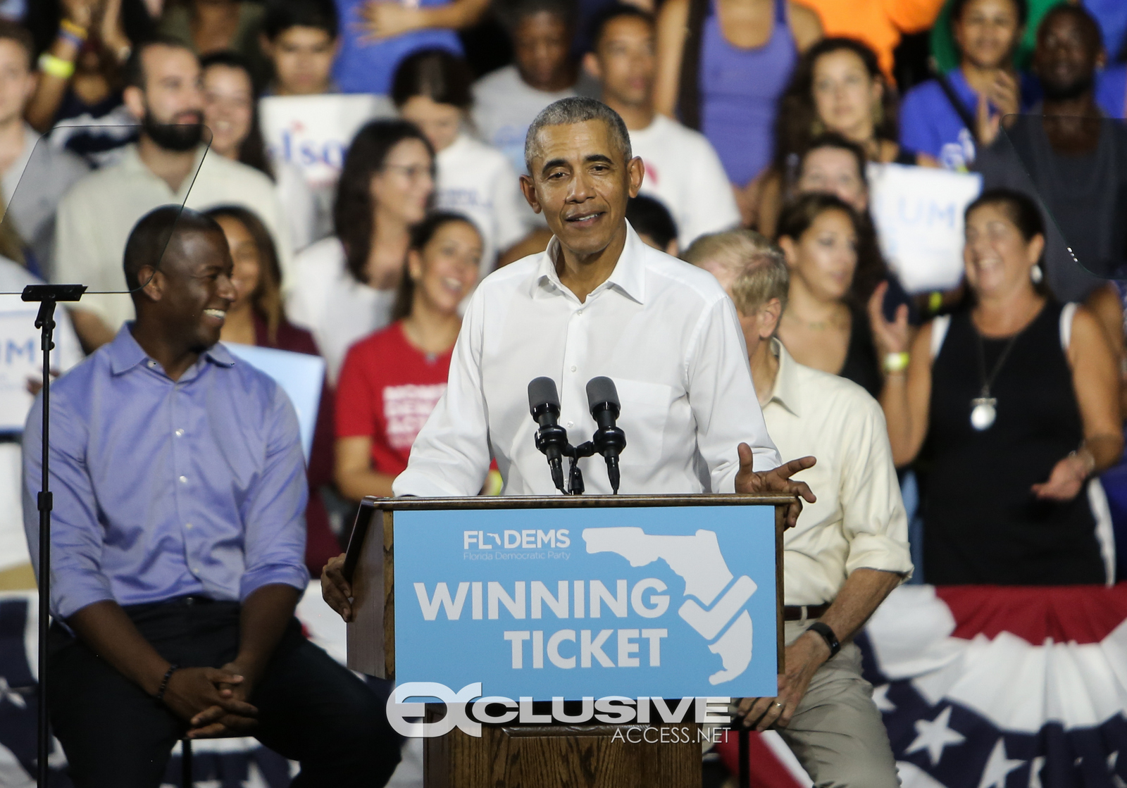 The Winning Ticket Rally hosted by President Barack Obama photos by Thaddaeus McAdams - ExclusiveAccess