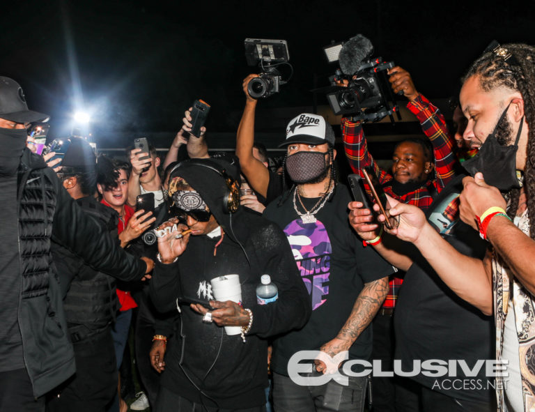 Lil Wayne With DJ Stevie J Perform In Miami