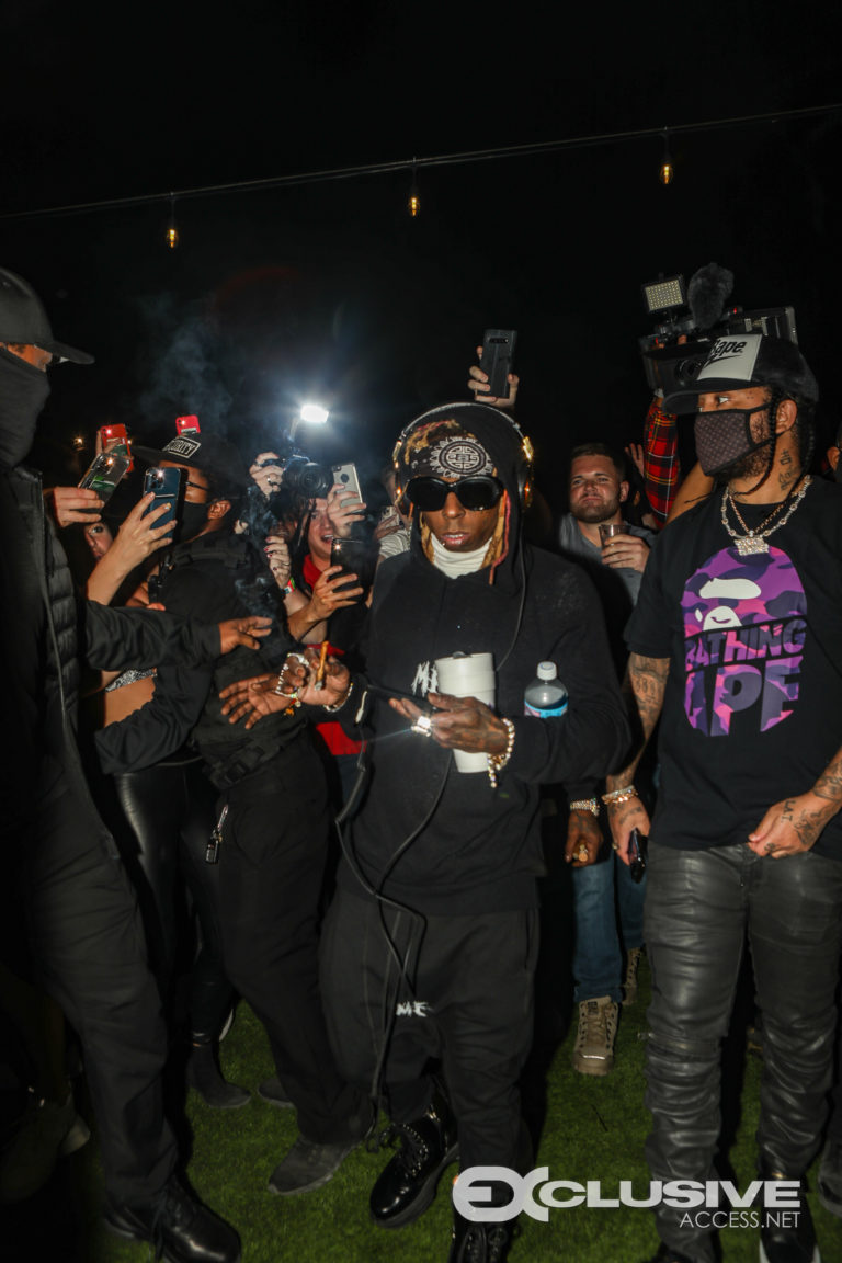 Lil Wayne With DJ Stevie J Perform In Miami