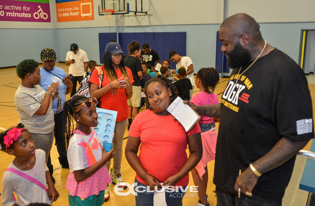 Rick Ross Visits the boys and girls club exlusiveaccess