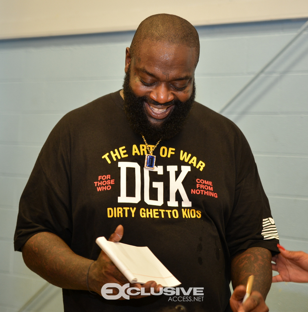 Rick Ross Visits the boys and girls club exlusiveaccess