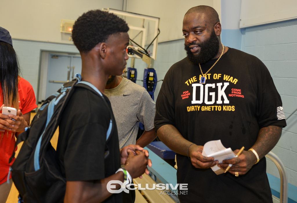 Rick Ross Visits the boys and girls club exlusiveaccess