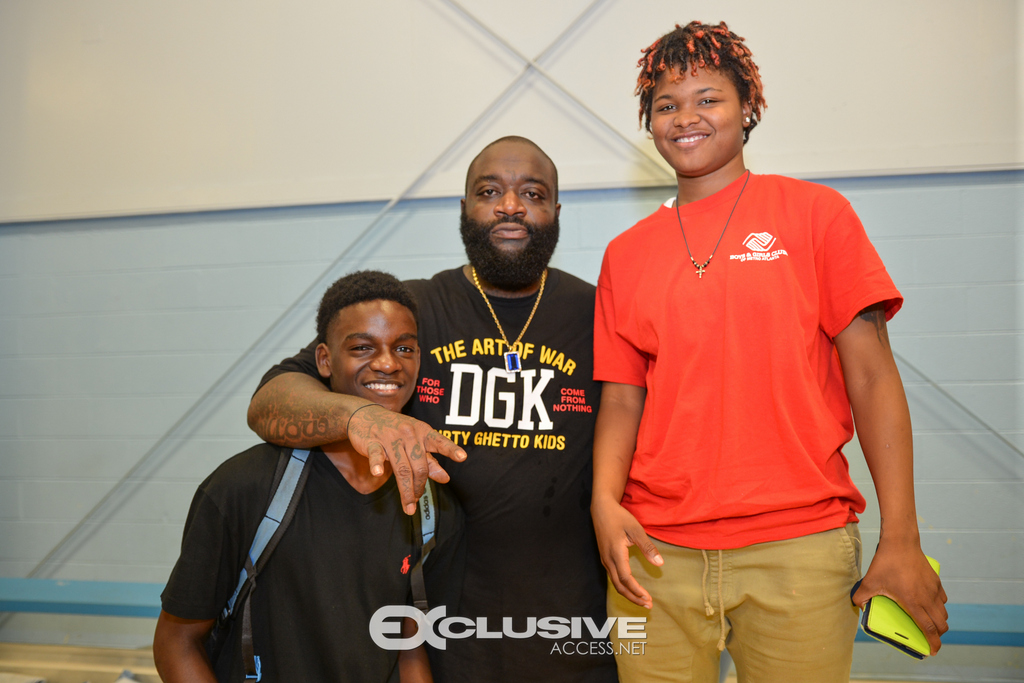 Rick Ross Visits the boys and girls club exlusiveaccess