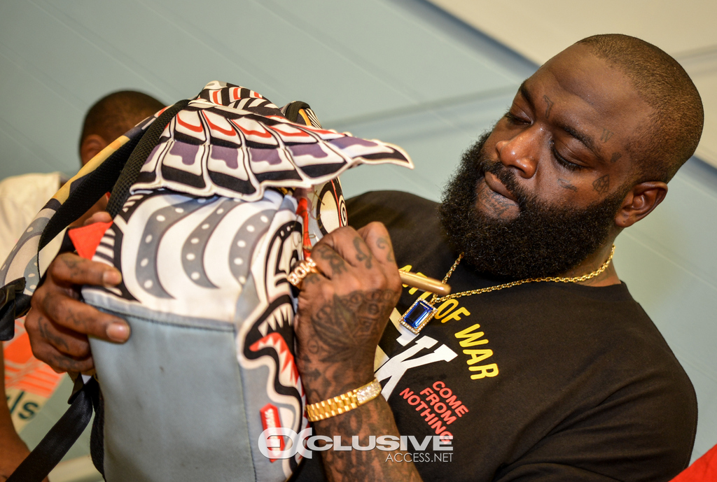 Rick Ross Visits the boys and girls club exlusiveaccess