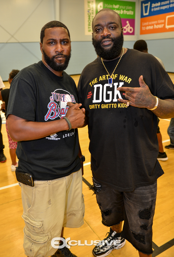 Rick Ross Visits the boys and girls club exlusiveaccess