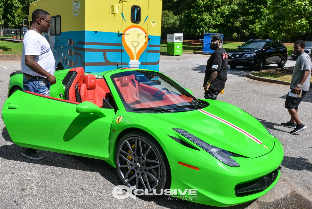 Rick Ross Visits the boys and girls club exlusiveaccess