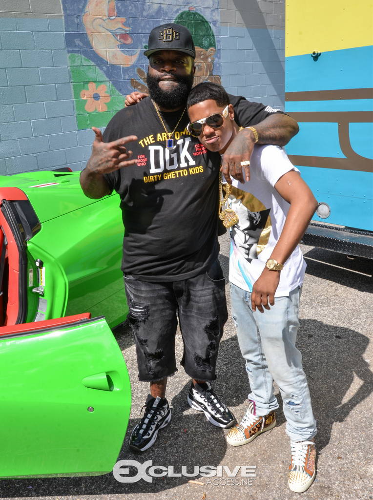 Rick Ross Visits the boys and girls club exlusiveaccess