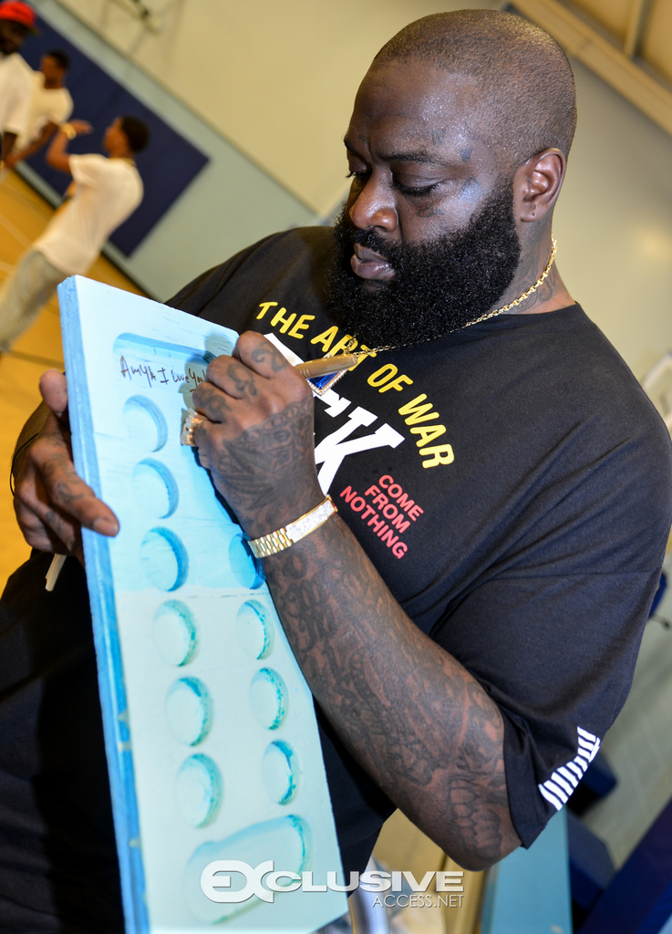 Rick Ross Visits the boys and girls club exlusiveaccess