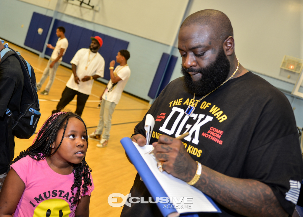 Rick Ross Visits the boys and girls club exlusiveaccess