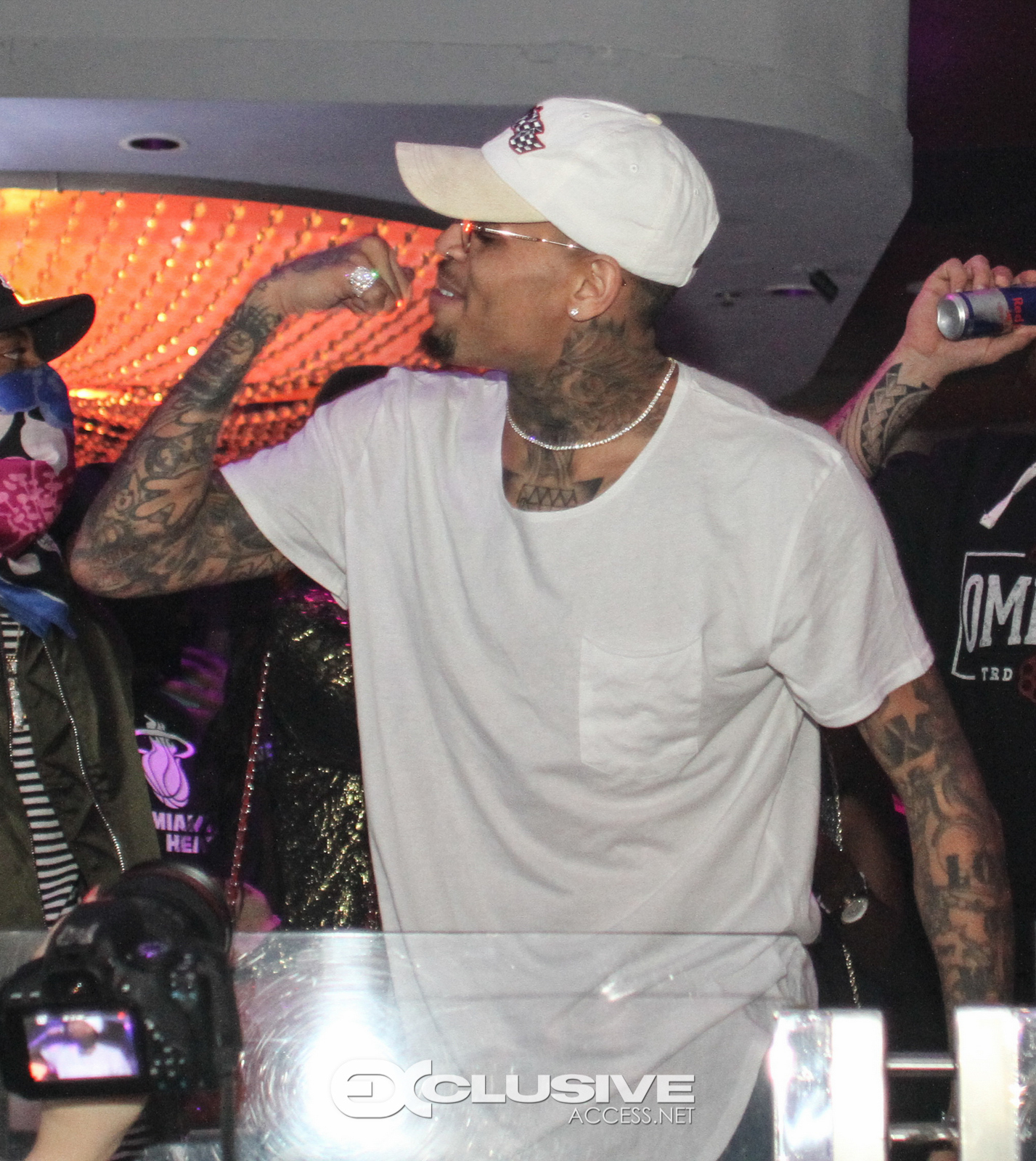 Chris Brown host Cafe Iguana's Photos by Thaddaeus McAdams