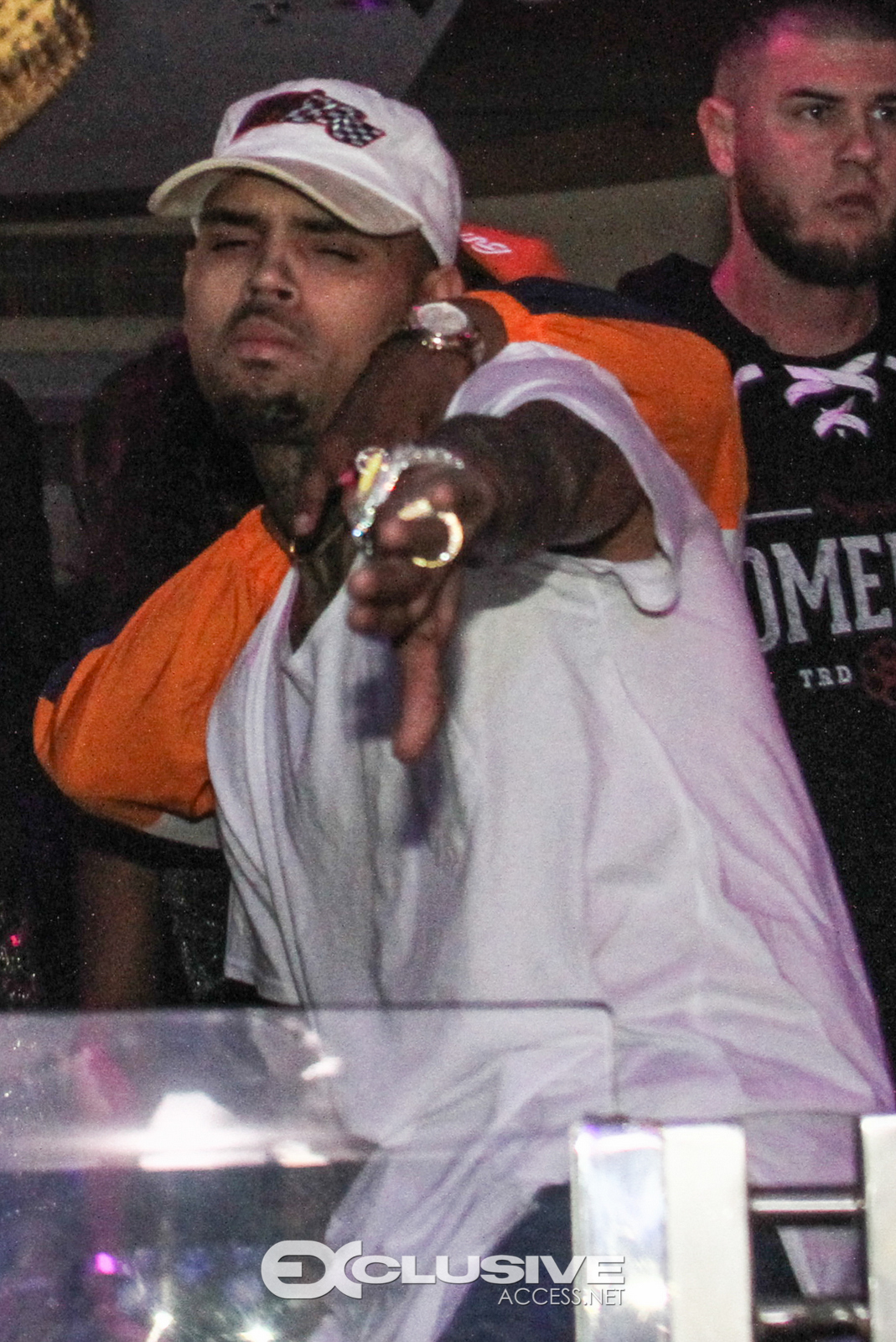 Chris Brown host Cafe Iguana's Photos by Thaddaeus McAdams