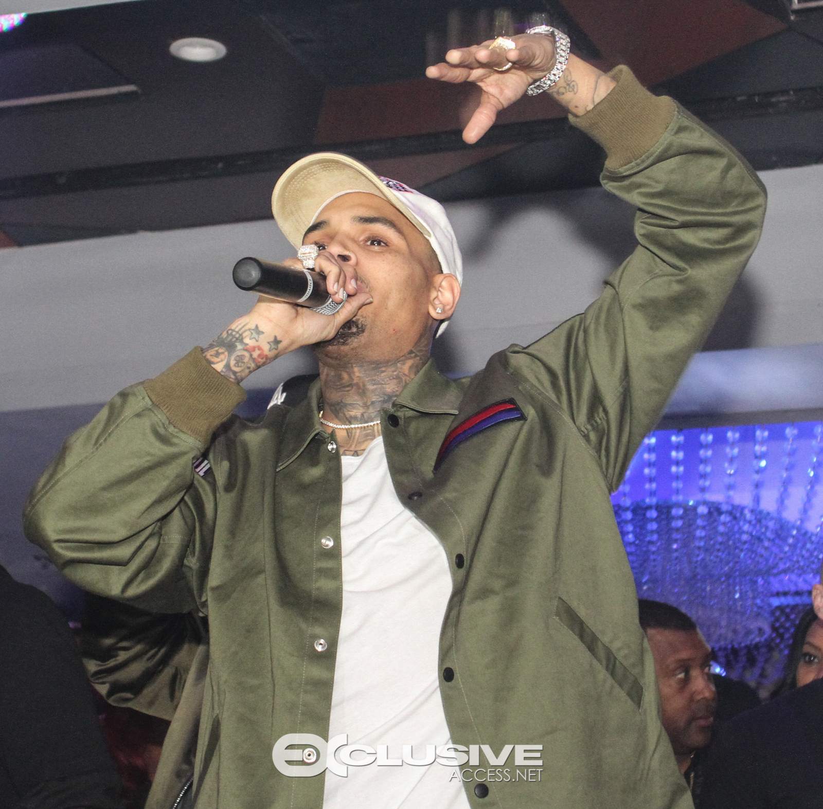 Chris Brown host Cafe Iguana's Photos by Thaddaeus McAdams