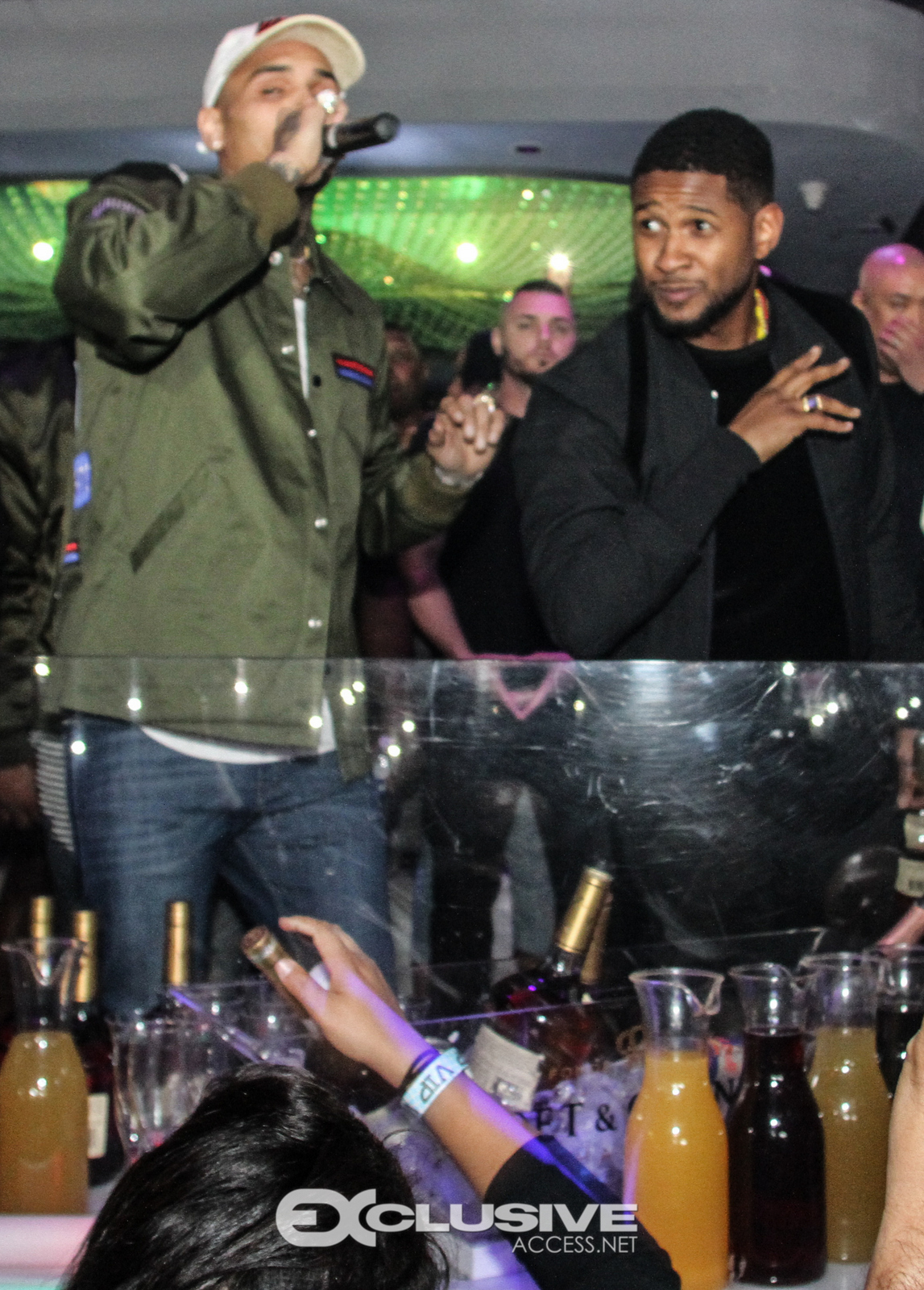 Chris Brown host Cafe Iguana's Photos by Thaddaeus McAdams