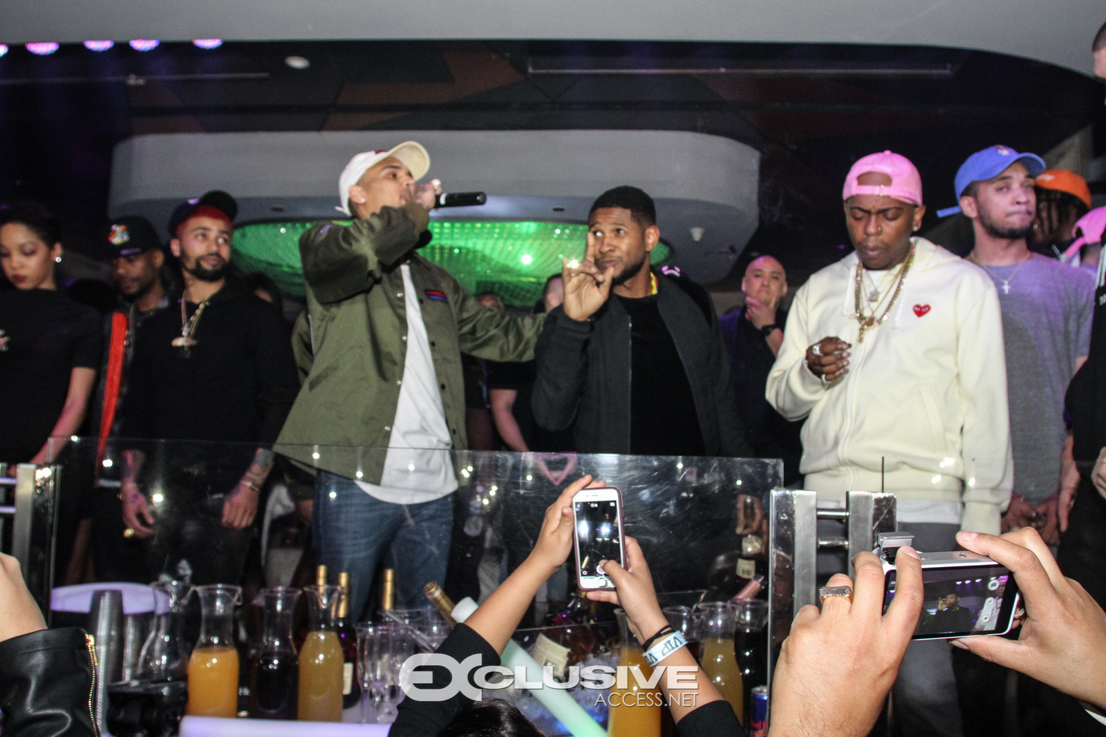 Chris Brown host Cafe Iguana's Photos by Thaddaeus McAdams