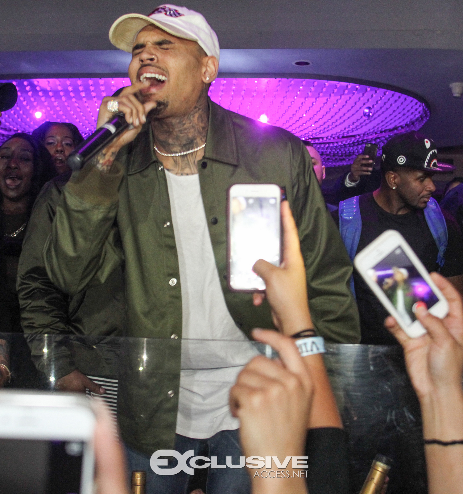 Chris Brown host Cafe Iguana's Photos by Thaddaeus McAdams