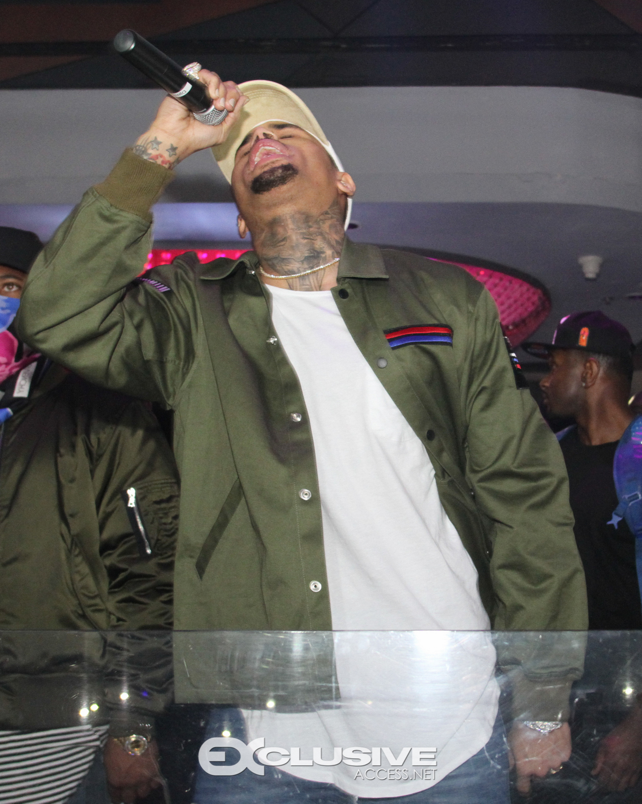 Chris Brown host Cafe Iguana's Photos by Thaddaeus McAdams