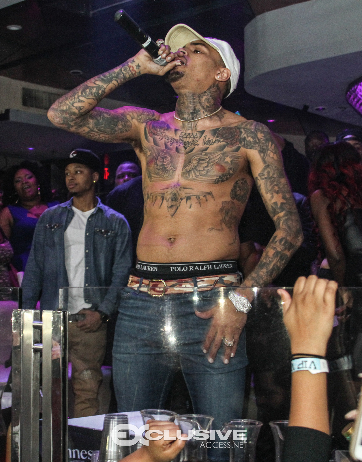 Chris Brown host Cafe Iguana's Photos by Thaddaeus McAdams