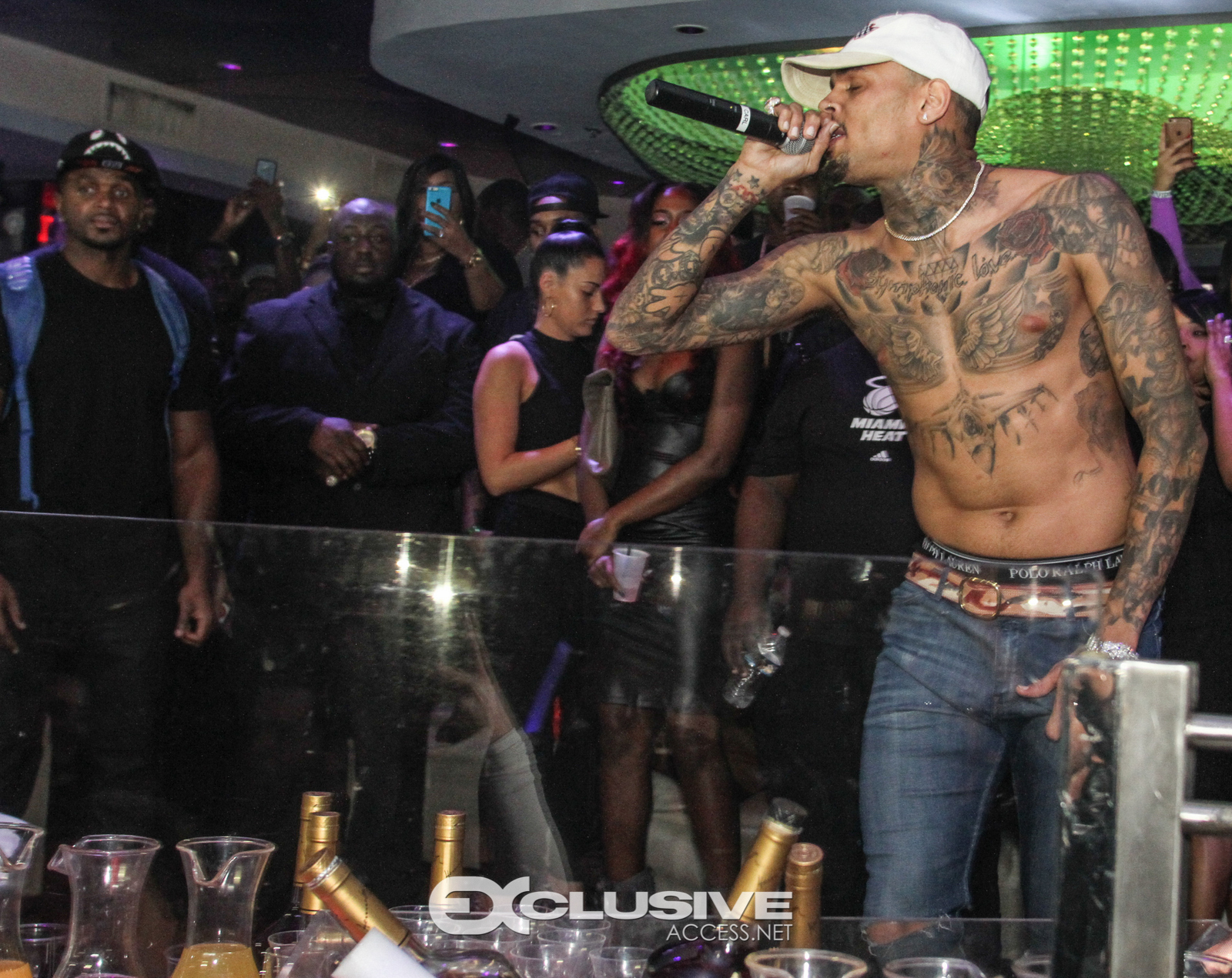 Chris Brown host Cafe Iguana's Photos by Thaddaeus McAdams