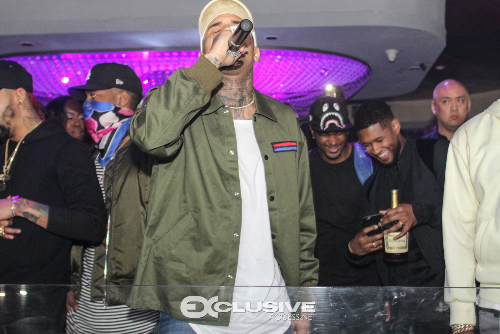 Chris Brown host Cafe Iguana's Photos by Thaddaeus McAdams