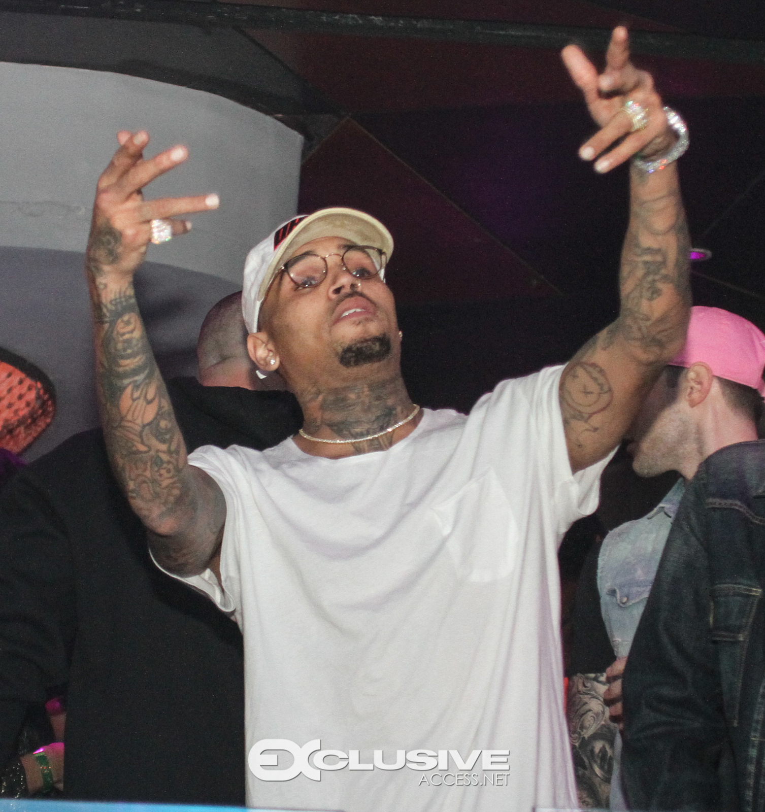 Chris Brown host Cafe Iguana's Photos by Thaddaeus McAdams