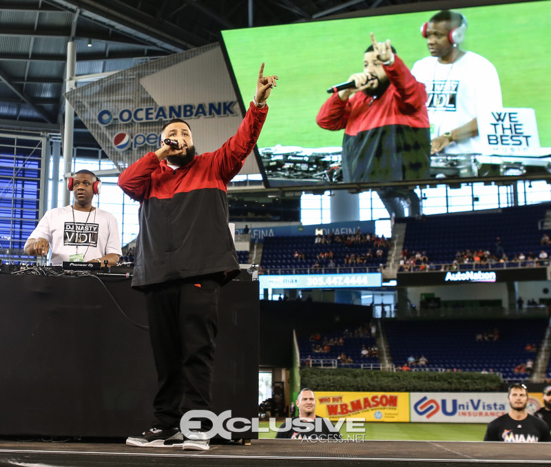 DJ Khaled kicks off opening day with the Florida Marlins photos by Thaddaeus McAdams - ExclusiveAccess.Net (11 of 40)