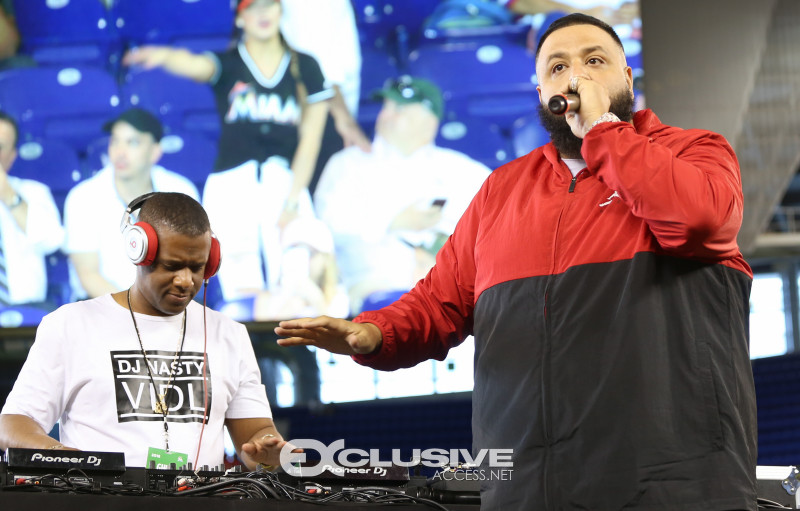 DJ Khaled kicks off opening day with the Florida Marlins photos by Thaddaeus McAdams - ExclusiveAccess.Net (12 of 40)