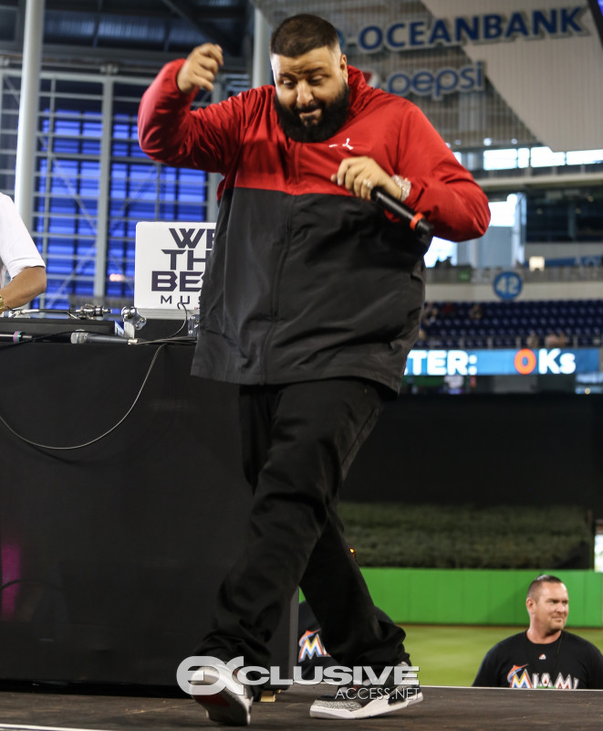 DJ Khaled kicks off opening day with the Florida Marlins photos by Thaddaeus McAdams - ExclusiveAccess.Net (17 of 40)