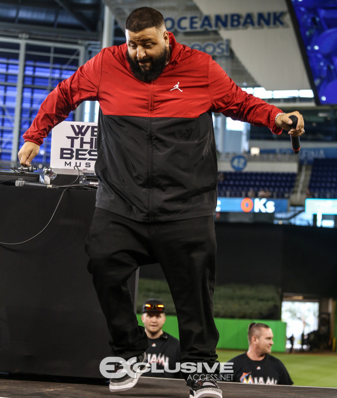 DJ Khaled kicks off opening day with the Florida Marlins photos by Thaddaeus McAdams - ExclusiveAccess.Net (18 of 40)