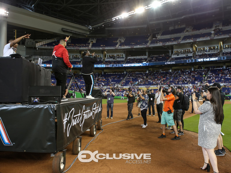 DJ Khaled kicks off opening day with the Florida Marlins photos by Thaddaeus McAdams - ExclusiveAccess.Net (24 of 40)