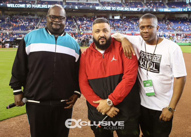 DJ Khaled kicks off opening day with the Florida Marlins photos by Thaddaeus McAdams - ExclusiveAccess.Net (31 of 40)