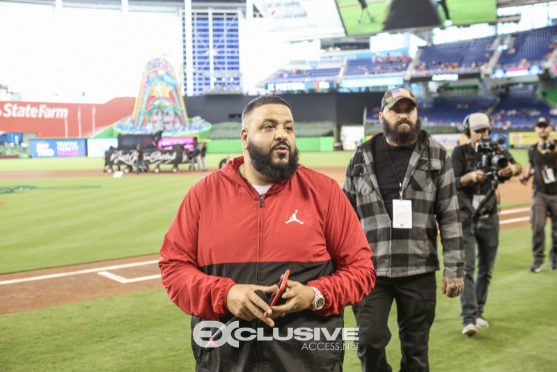 DJ Khaled kicks off opening day with the Florida Marlins photos by Thaddaeus McAdams - ExclusiveAccess.Net (33 of 40)