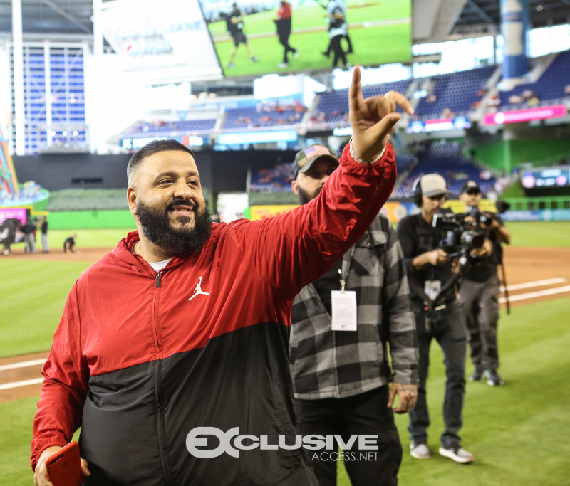 DJ Khaled kicks off opening day with the Florida Marlins photos by Thaddaeus McAdams - ExclusiveAccess.Net (34 of 40)
