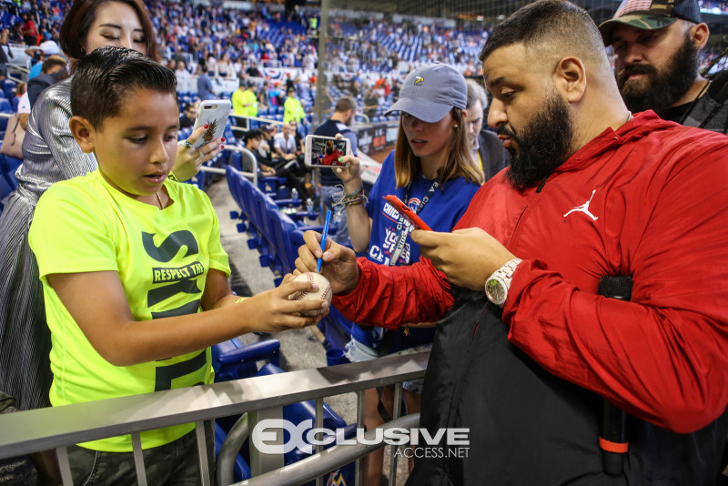 DJ Khaled kicks off opening day with the Florida Marlins photos by Thaddaeus McAdams - ExclusiveAccess.Net (36 of 40)