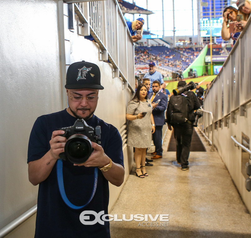 DJ Khaled kicks off opening day with the Florida Marlins photos by Thaddaeus McAdams - ExclusiveAccess.Net (4 of 40)