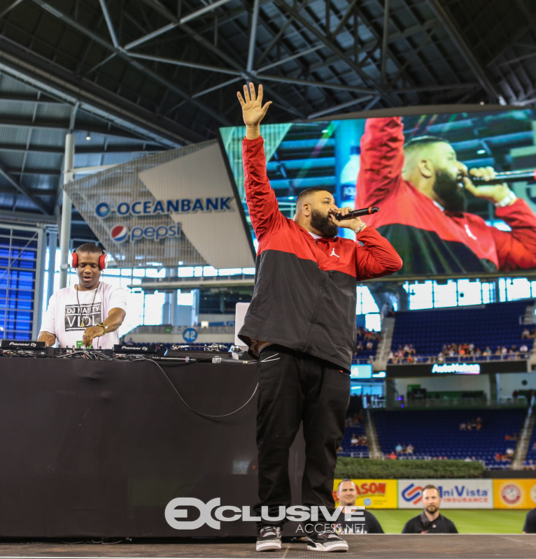 DJ Khaled kicks off opening day with the Florida Marlins photos by Thaddaeus McAdams - ExclusiveAccess.Net (8 of 40)