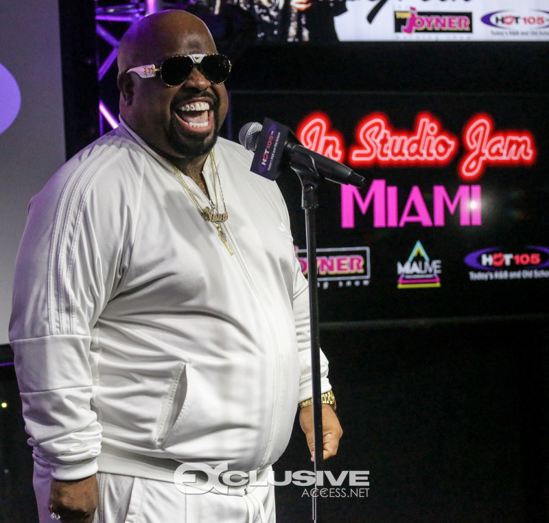 Cee Lo live from Hot 105 photos by Thaddaeus McAdams / ExclusiveAccess.Net