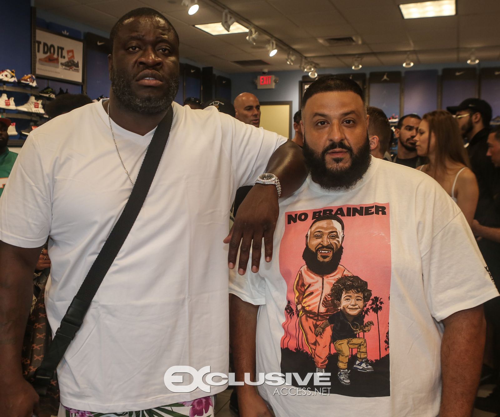 DJ & Asahad Khaled #FanLove at KIds Footlocker photos by Thaddaeus McAdams - ExclusiveAccess