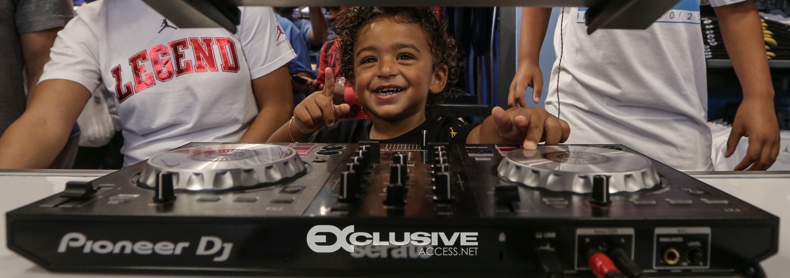 DJ & Asahad Khaled #FanLove at KIds Footlocker photos by Thaddaeus McAdams - ExclusiveAccess