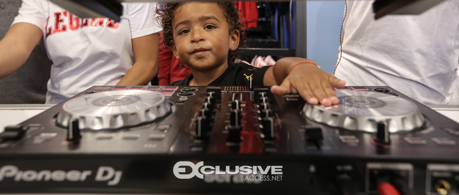 DJ & Asahad Khaled #FanLove at KIds Footlocker photos by Thaddaeus McAdams - ExclusiveAccess